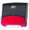 TORK W4 Folded Wiper/Cloth Dispenser - Red & Black - Plastic