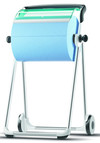 TORK W1 Floor Stand on Wheels - White/Turquoise - Plastic