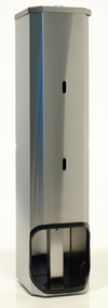 TR5 5 Roll Toilet Roll Holder / Dispenser - Square - Stainless Steel