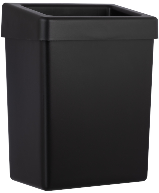 NEOS Wall Bin - 20L - Black Body + Black Lid - Plastic 