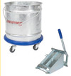 Geerpres Bucket & WRINGMASTER Wringer - Galvanised Steel