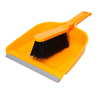 Dustpan & Brush Set - Plastic - White