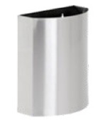 Wall Bin - Half Moon - Stainless Steel