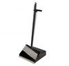 Dust Scoop with Long Handle - WITH Broom - NO Hood - Plastic