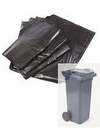 Wheelie Bin Refuse Bags - 1,300 x 800mm x 40 Microns - Black - 100s - 240L