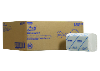 KIMBERLY-CLARK Scott AIRFLEX Perf. Folded Paper Towels - 1 Ply - 4,110 Sheets