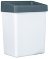 NEOS Wall Bin - 20L - Black Body + Black Lid - Plastic  - WBP0100