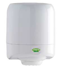 TWINSAVER Centrefeed Paper Dispenser - Maxi - White - Plastic