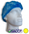 Mop Caps / Hair Nets - Yellow - 100 Pieces - Spunlace