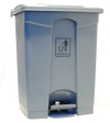 Pedal Bin - 68L - Dark Grey - All Plastic