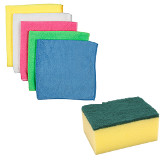 Microfibre Cloths, Disposable Cloths, Dusters, Chamois, Sponges etc