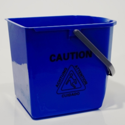 Picture of Bucket - Heavy Duty Plastic - Square - 25L - Blue