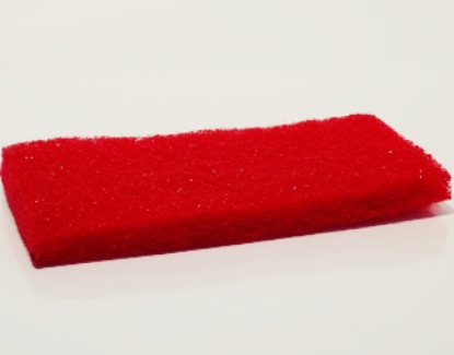 Picture of Doodlebug Pad Scourer - Red/Buffing - 25 x 12cm - 1 Pad