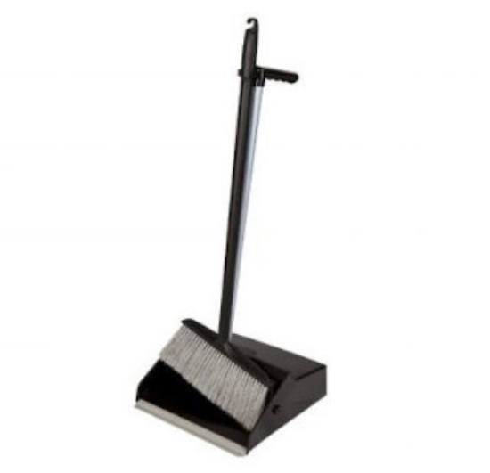 Picture of Dust Scoop with Long Handle - WITH Broom - NO Hood - Plastic