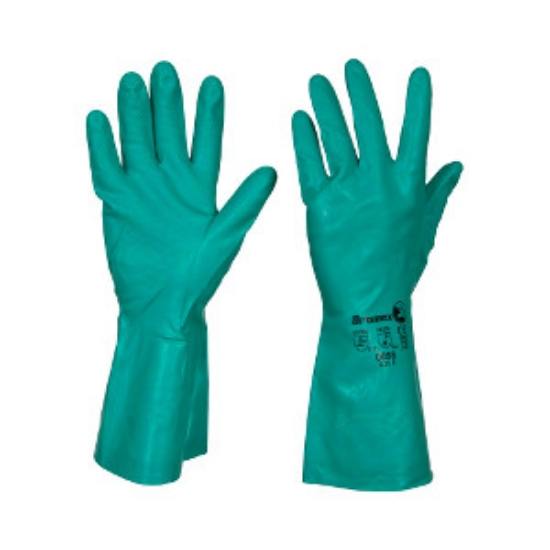 Picture of Green Nitrile Gloves - Set of 2 - Size 8 / S