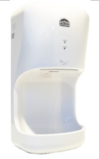 Picture of RADIANT 06HD0001 Hand Dryer - White - Plastic - Tray Type