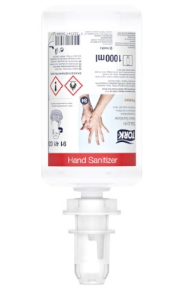 Picture of TORK S4 Salubrin Alcohol Hand Sanitiser Refill - 1,000ml - 1,000 Doses - 70% Liquid Gel