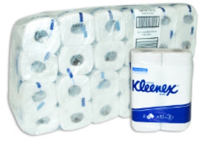 Picture of KIMBERLY-CLARK Kleenex Kitchen Towel Rolls - 2 Ply - 50 Sheets per Roll - 24 Rolls