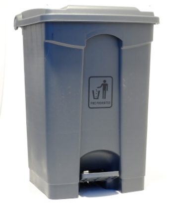 Picture of Pedal Bin - 45L - Dark Grey - All Plastic