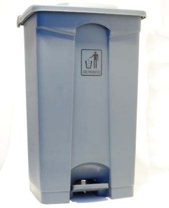 Picture of Pedal Bin - 87L - Dark Grey - All Plastic