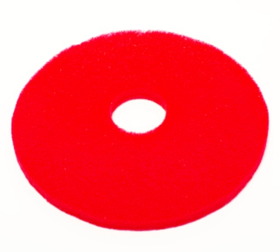 Picture of E-LINE Polisher Machine Pads - 425mm - Red / Buffing - 1 Pad