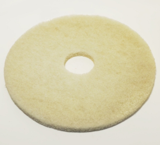 Picture of E-LINE Polisher Machine Pads - 425mm - White / Polish - 1 Pad