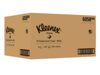 Picture of KIMBERLY-CLARK Kleenex Premier Folded Paper Towels - 2 Ply - 1,600 Towels - M-Fold