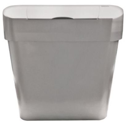 Picture of Sanitary Towel Bin - Automatic/Sensor - 22L - Satin/Silver - Plastic