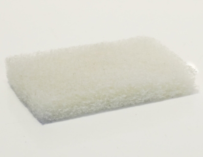 Picture of Thickline Hand Pad Scourer - Std - White/Polishing - 15 x 10cm - 1 Pad