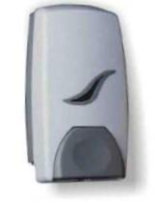 Picture of Golden Touch Manual Soap Dispenser - 1,000ml - Grey & White