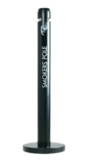 Picture of RUBBERMAID Smokers' Pole - Black