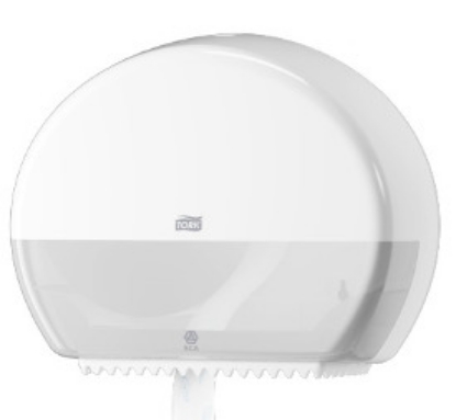 Picture of TORK T2 Mini Big Roll Toilet Paper Dispenser - White - Plastic