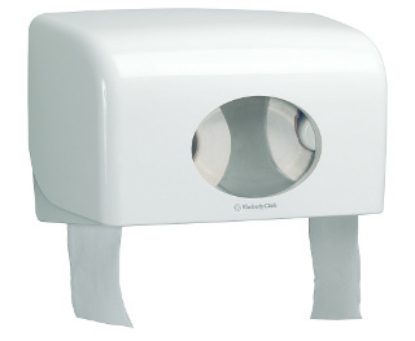 Picture of KIMBERLY-CLARK Aquarius Regular 2 x Toilet Roll Holder - Plastic - White