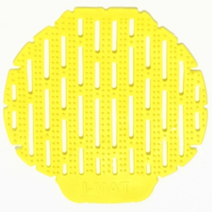 Picture of I-MAT Urinal Mats - Lemon/Yellow - Box of 10