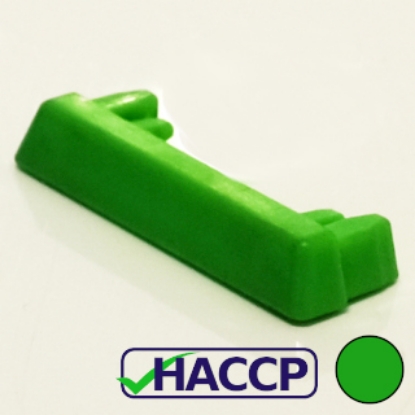 Picture of Wall Rail End Clip ONLY - Green - 1