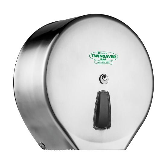 Picture of TWINSAVER Platinum Big Roll/Decca Toilet Paper Dispenser - Stainless Steel