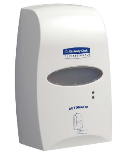 Picture of KIMBERLY-CLARK S2 Automatic Soap & Sanitiser Dispenser - Plastic - White